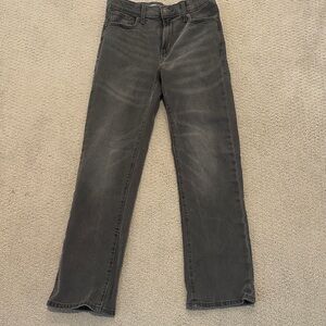 Old Navy Boys Dark Gray Straight Jeans